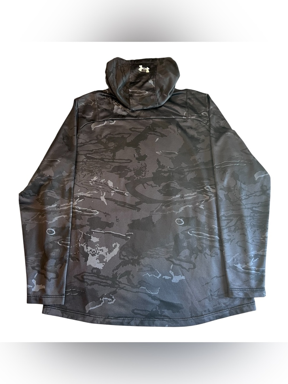 Under Armour "Hunt" Hoodie - Mens XXL Dark Camo Pullover Logo Hunting Loose Fit - Picture 2 of 8